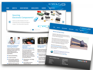 Cyclops Group website with Content management system