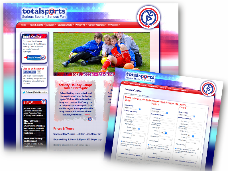 Total Sports Limited website design